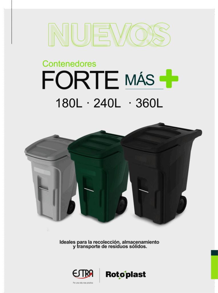 Contenedores para basura forte