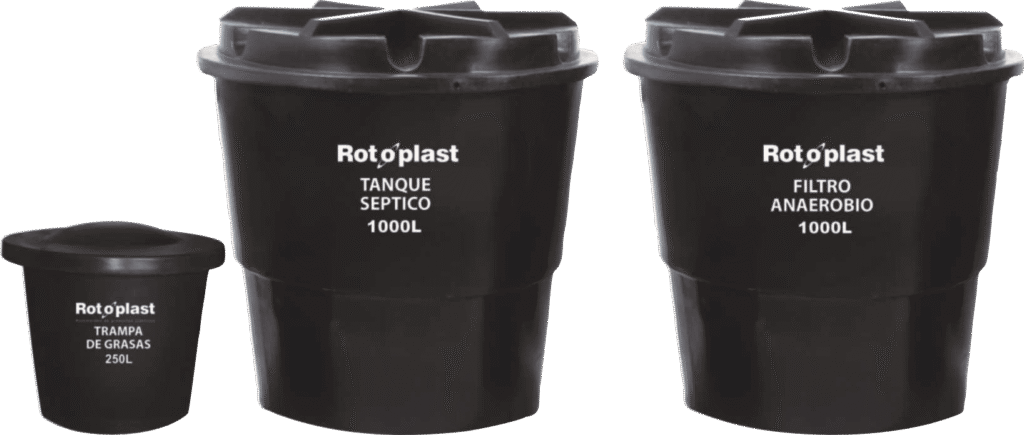 rotoplast ofrece sistema septico 1000 litros rotoplast insumos industriales