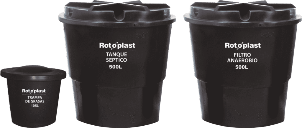 rotoplast ofrece sistema septico litros rotoplast insumos industriales